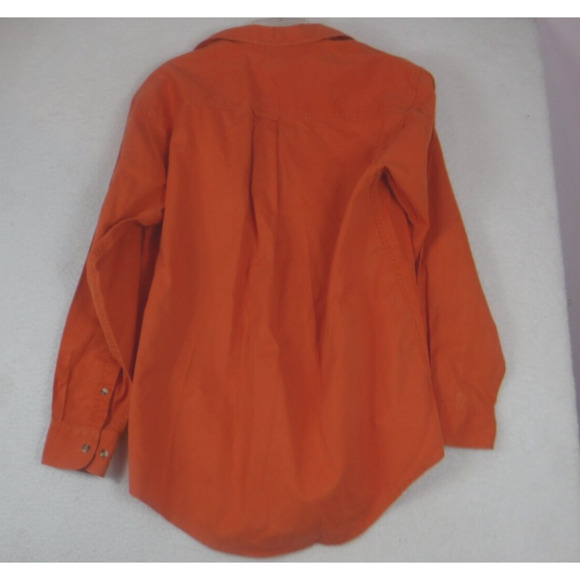 Warner Bros Studio Store Taz Shirt Mens Med. Button Up Orange Embroidered Looney - Picture 2 of 9